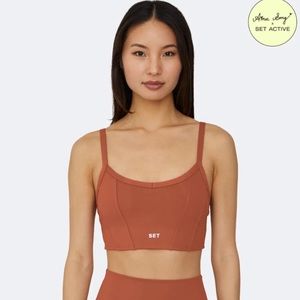 SET ACTIVE X Aimee Song Limited Edition Corset Top & Biker Shorts in Luxform